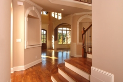 Model Luxury Home Interior Hallway With Stairs