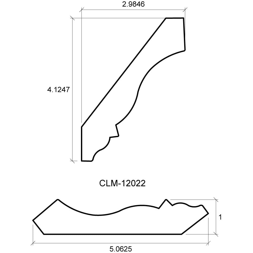 A drawing of the side of a wall.