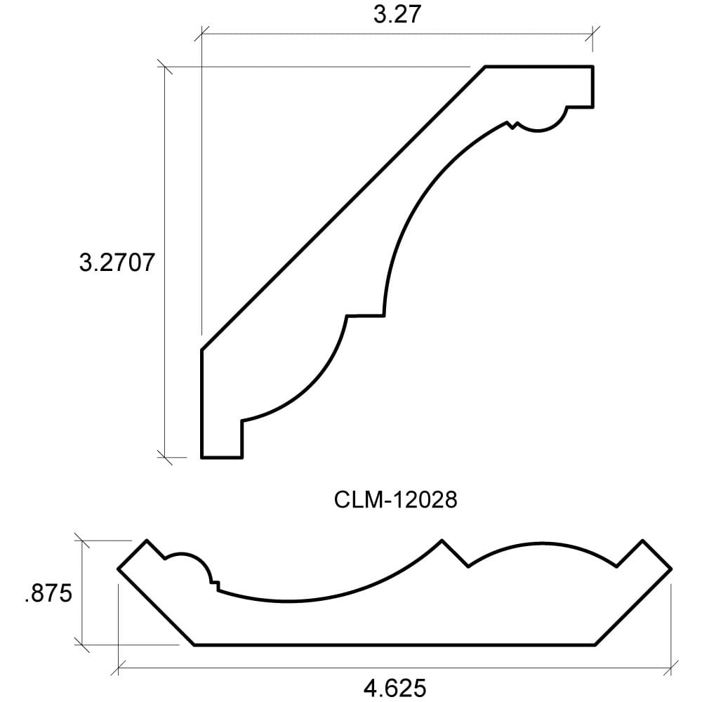 A drawing of the measurements for a stair rail.