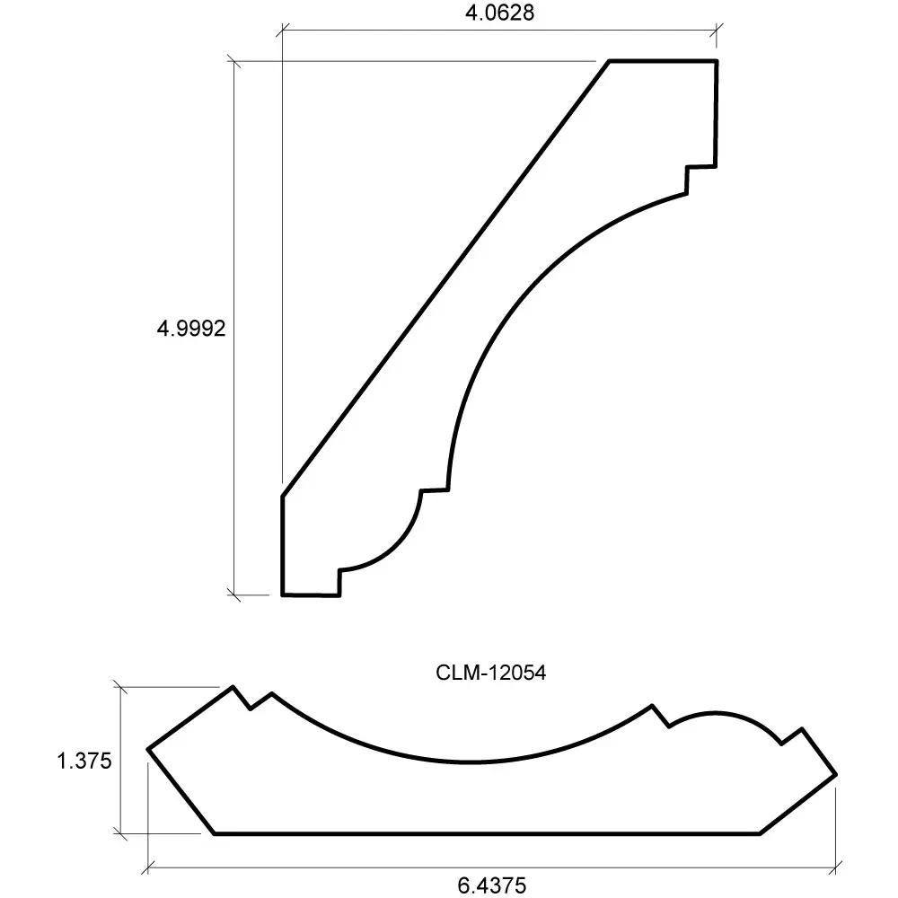 A drawing of the side and front view of a stair case.