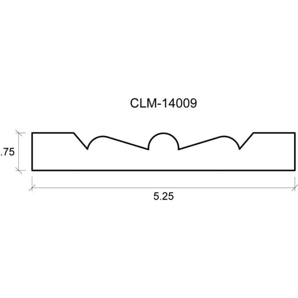 A drawing of the side of a wall.