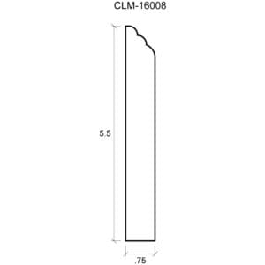 A drawing of the side of a building.