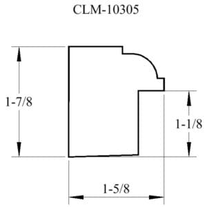 A drawing of the side of a building.