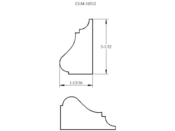 A drawing of the side of a house with measurements.