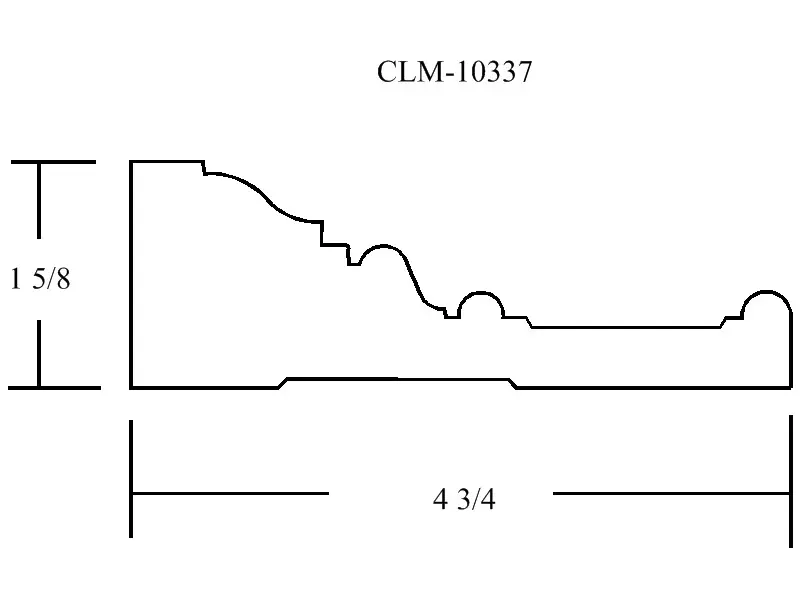 A drawing of the side of a building with a line drawn across it.