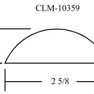 A drawing of the side of a building with clm-1 0 3 5 9.