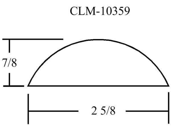 A drawing of the side of a building with clm-1 0 3 5 9.