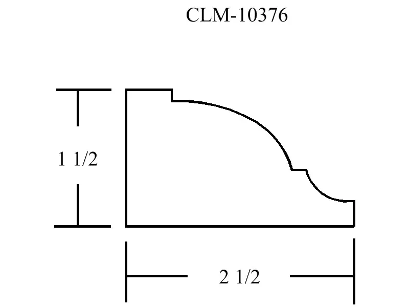 A drawing of the side of a wall.