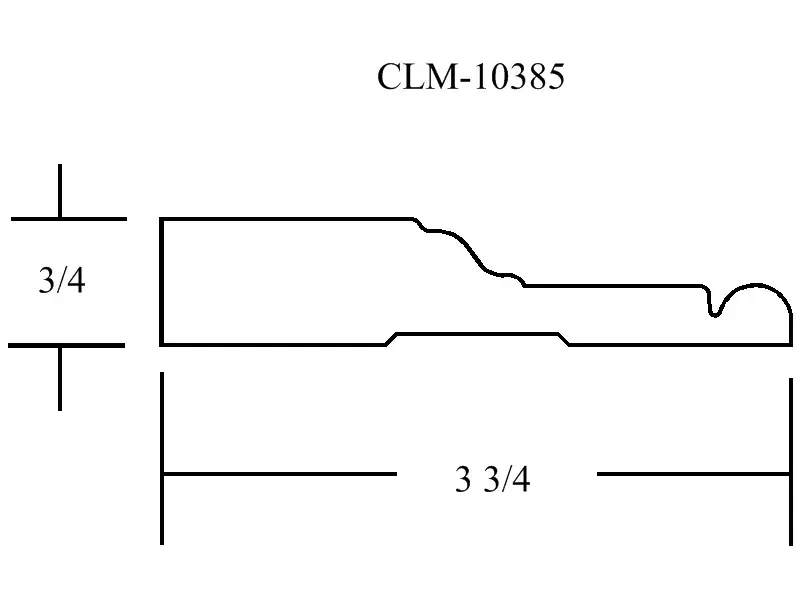 A drawing of the side of a building.