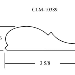 A drawing of the length and width of a cat.