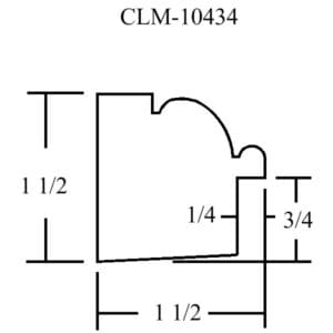 A drawing of the side of a building with measurements.