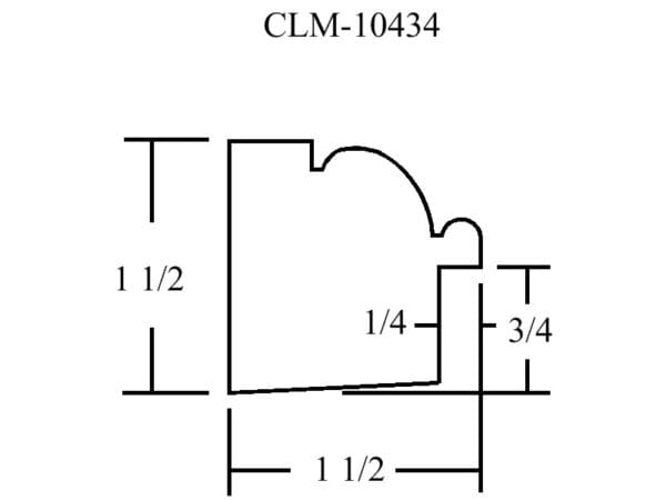 A drawing of the side of a building with measurements.