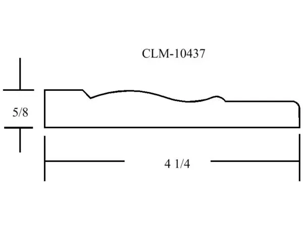 A drawing of the side of a wall with a line drawn across it.