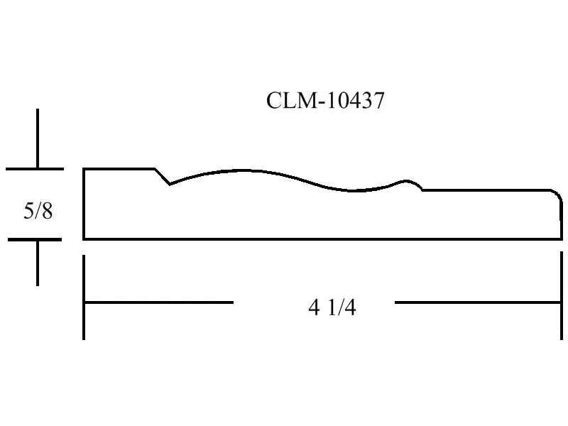 A drawing of the side of a wall with a line drawn across it.