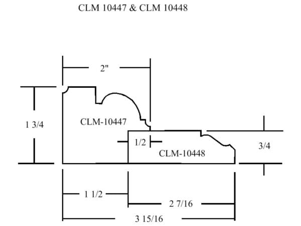 A drawing of the measurements for a wall.