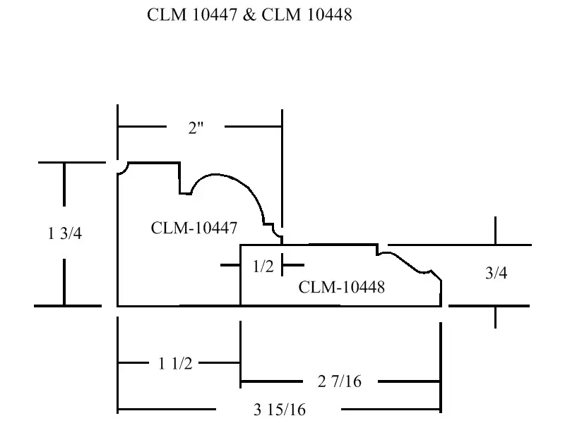 A drawing of the measurements for a wall.