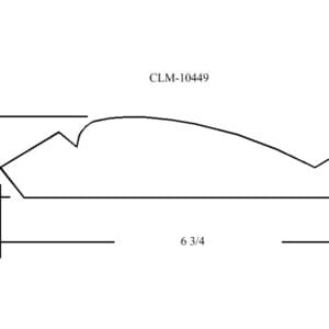 A drawing of the side of a building.