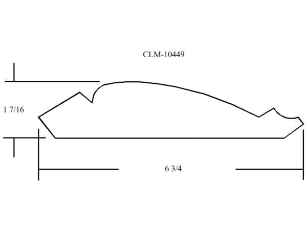 A drawing of the side of a building.