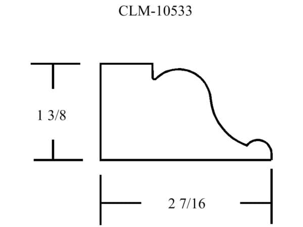 A drawing of the side of a wall with a line drawing of a corner.