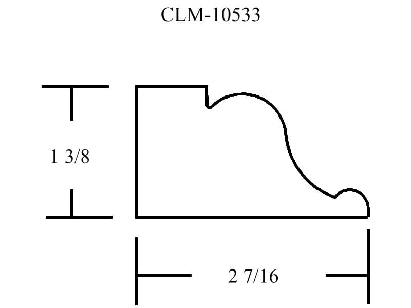 A drawing of the side of a wall with a line drawing of a corner.