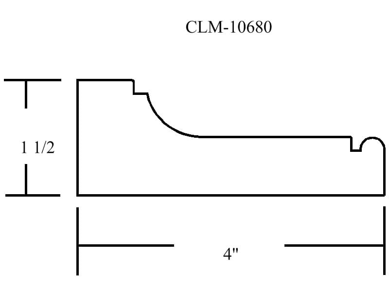 A drawing of the side of a building.