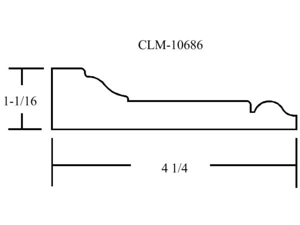 A drawing of the side of a wall with a line drawn across it.