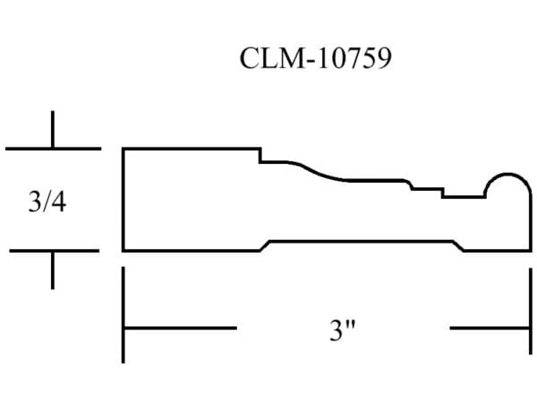 A drawing of the side of a building.