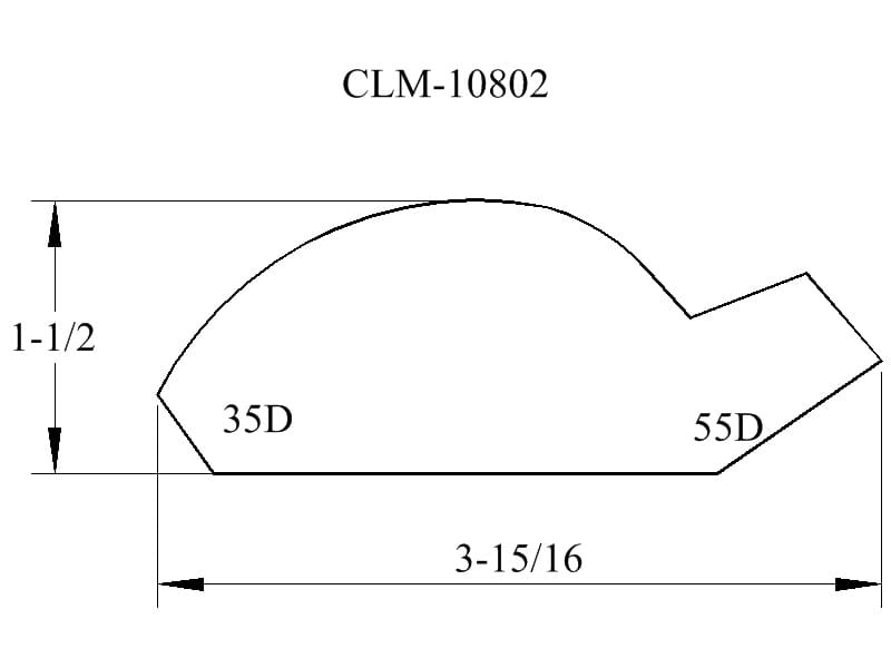 A drawing of the side of a car.