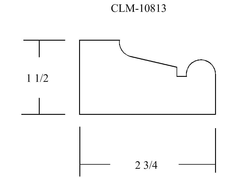 A drawing of the side of a building.