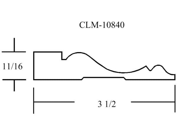 A drawing of the side of a wall with a line drawing of a wave.