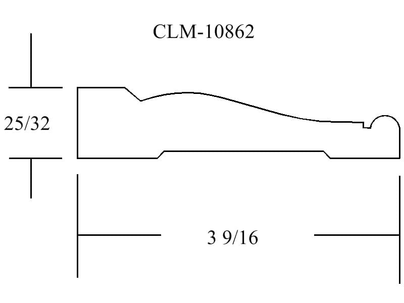 A drawing of the side of a building.