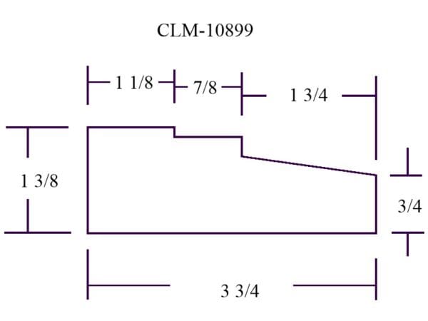 A drawing of the steps leading up to the top.