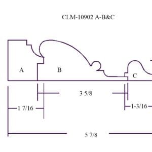 A drawing of the construction details for a building.