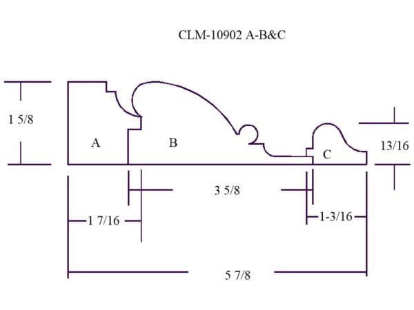 A drawing of the construction details for a building.