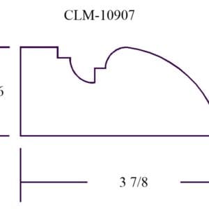 A drawing of the side of a building with measurements.