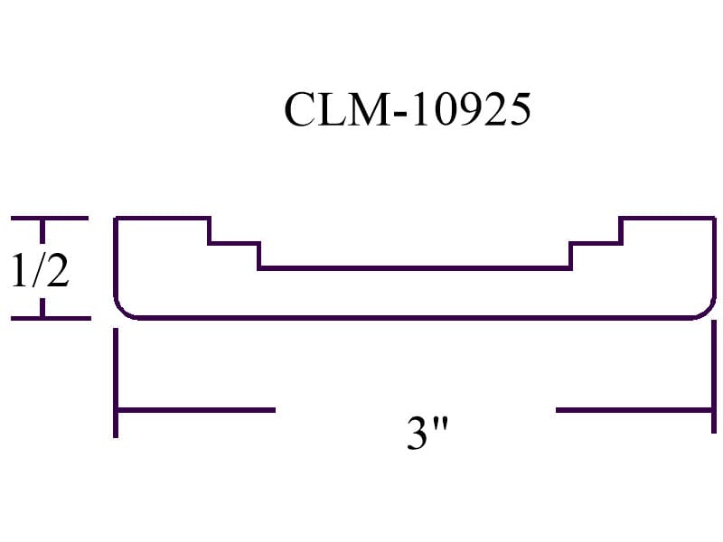 A drawing of the length of a wall.