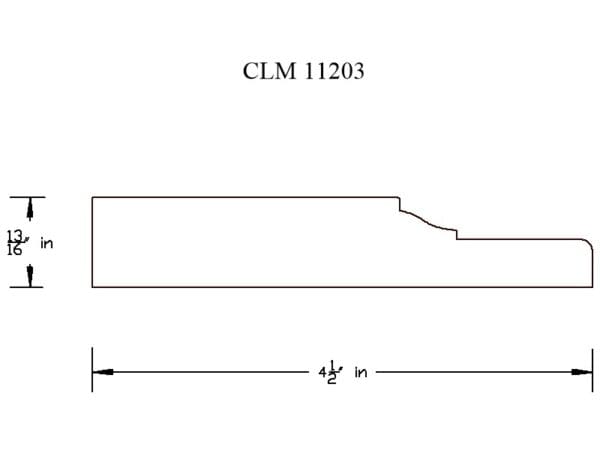 A drawing of the side of a building.