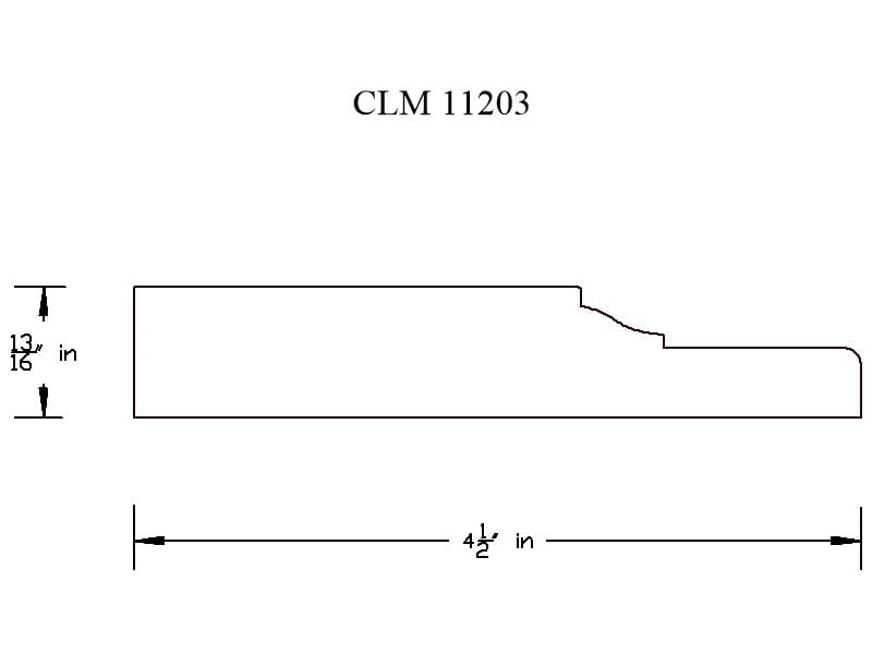 A drawing of the side of a building.