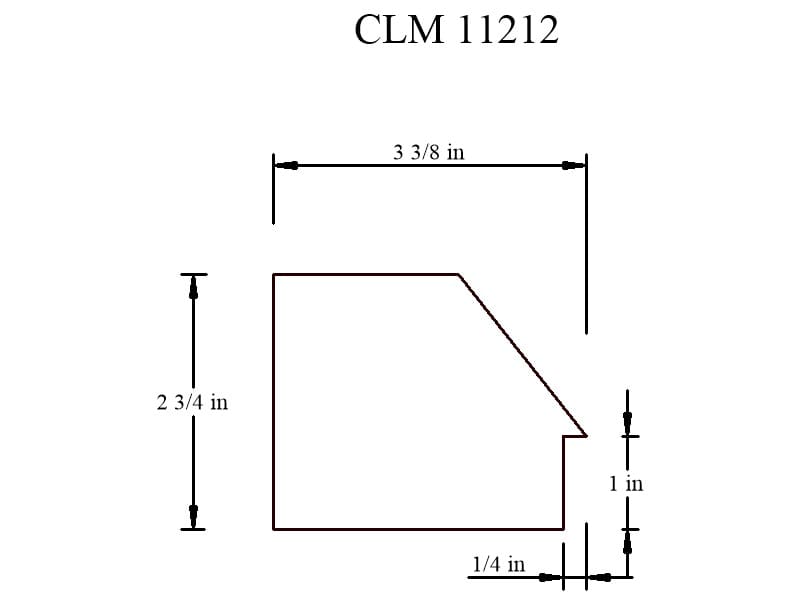 A drawing of the side of a house with measurements.