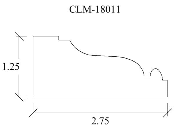 A drawing of the side of a building.