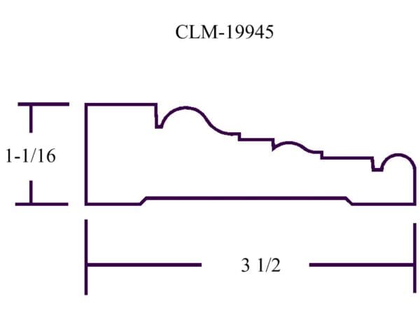 A drawing of the side of a building with measurements.