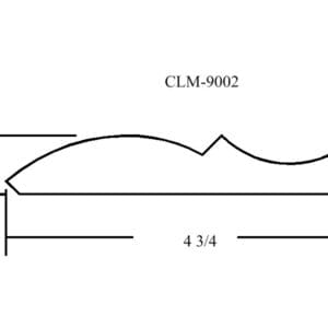 A drawing of the length and width of a wall.