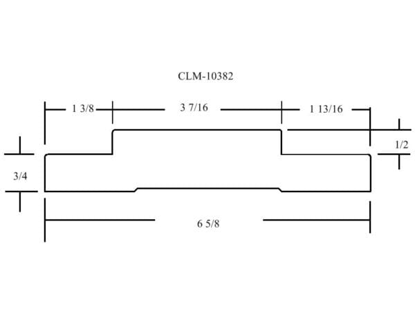 CLM-10382 door frame dimensions.