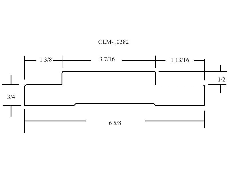 CLM-10382 door frame dimensions.