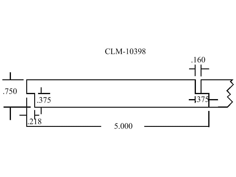 CLM-10398 technical drawing diagram.