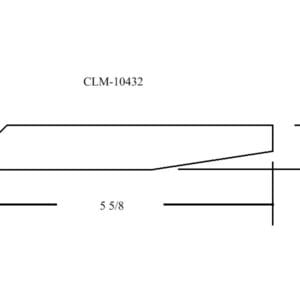 CLM-10432, 5 5/8 x 25/32 profile.