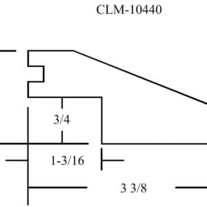 CLM-10440, diagram with dimensions.