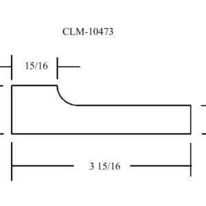 Diagram of part number CLM-10473.