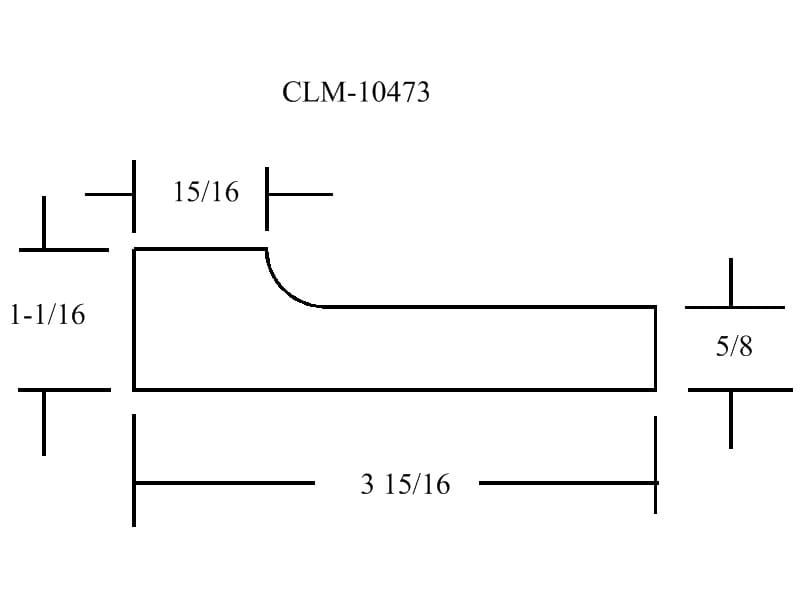 Diagram of part number CLM-10473.