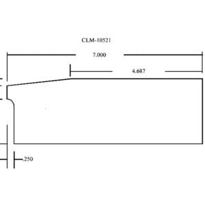 CLM-10521, black and white diagram.